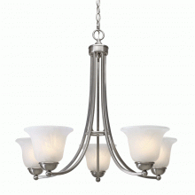 Golden 1260-5 PW - 5 Light Chandelier